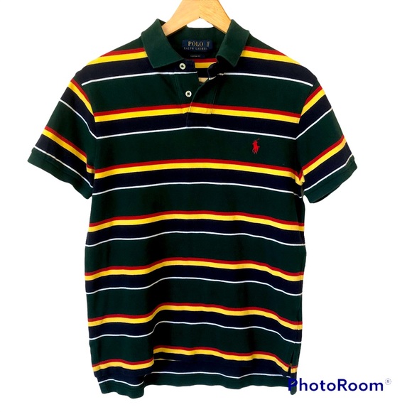 Polo Ralph Lauren Other - Vintage Polo Ralph Lauren Bold Striped Polo Shirt